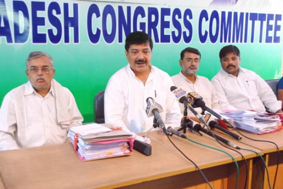 Congress alleges Rs.500 crore scam in Tripura